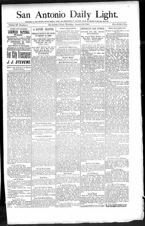 San Antonio Daily Light. (San Antonio, Tex.), Vol. 15, No. 4, Ed. 1 Thursday, January 24, 1895