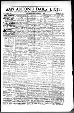 San Antonio Daily Light (San Antonio, Tex.), Vol. 18, No. 74, Ed. 1 Tuesday, April 5, 1898