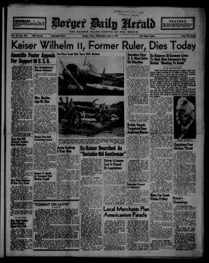Borger Daily Herald (Borger, Tex.), Vol. 15, No. 166, Ed. 1 Wednesday, June 4, 1941