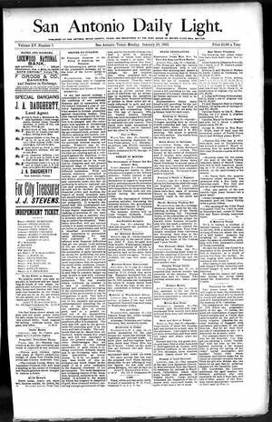San Antonio Daily Light. (San Antonio, Tex.), Vol. 15, No. 7, Ed. 1 Monday, January 28, 1895