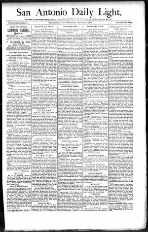 San Antonio Daily Light. (San Antonio, Tex.), Vol. 15, No. 9, Ed. 1 Wednesday, January 30, 1895