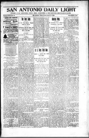San Antonio Daily Light (San Antonio, Tex.), Vol. 18, No. 91, Ed. 1 Friday, April 22, 1898