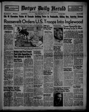 Borger Daily Herald (Borger, Tex.), Vol. 15, No. 170, Ed. 1 Monday, June 9, 1941