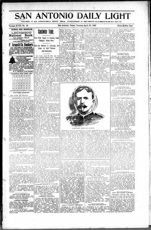 San Antonio Daily Light (San Antonio, Tex.), Vol. 18, No. 95, Ed. 1 Tuesday, April 26, 1898