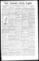 Newspaper: San Antonio Daily Light. (San Antonio, Tex.), Vol. 15, No. 36, Ed. 1 …