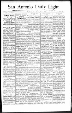 San Antonio Daily Light. (San Antonio, Tex.), Vol. 15, No. 39, Ed. 1 Tuesday, March 5, 1895