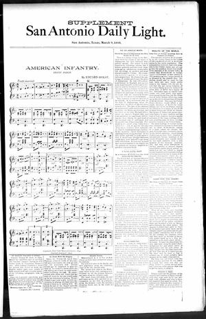 San Antonio Daily Light. (San Antonio, Tex.), Vol. 15, No. 43, Ed. 1 Saturday, March 9, 1895
