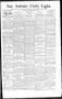 Newspaper: San Antonio Daily Light. (San Antonio, Tex.), Vol. 15, No. 50, Ed. 1 …
