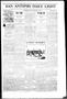 Newspaper: San Antonio Daily Light (San Antonio, Tex.), Vol. 18, No. 110, Ed. 1 …