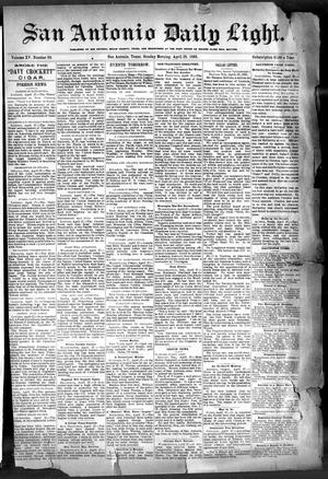 San Antonio Daily Light. (San Antonio, Tex.), Vol. 15, No. 89, Ed. 1 Sunday, April 28, 1895