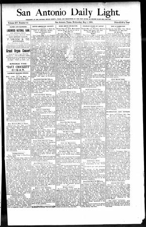 San Antonio Daily Light. (San Antonio, Tex.), Vol. 15, No. 92, Ed. 1 Wednesday, May 1, 1895