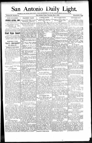 San Antonio Daily Light. (San Antonio, Tex.), Vol. 15, No. 93, Ed. 1 Thursday, May 2, 1895