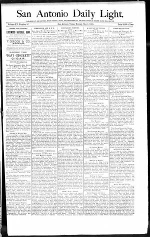 San Antonio Daily Light. (San Antonio, Tex.), Vol. 15, No. 97, Ed. 1 Monday, May 6, 1895