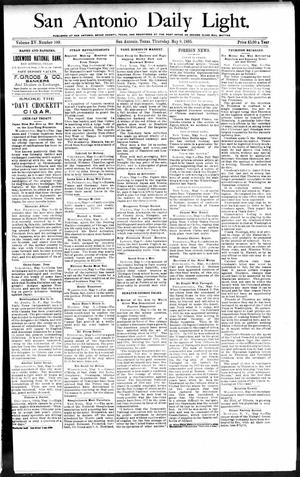 San Antonio Daily Light. (San Antonio, Tex.), Vol. 15, No. 100, Ed. 1 Thursday, May 9, 1895