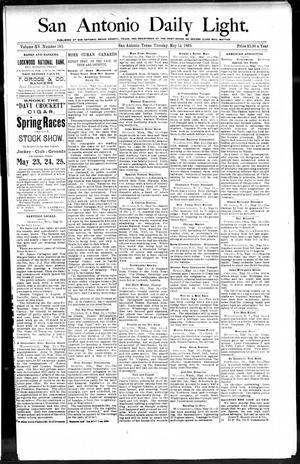 San Antonio Daily Light. (San Antonio, Tex.), Vol. 15, No. 105, Ed. 1 Tuesday, May 14, 1895