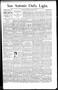 Newspaper: San Antonio Daily Light. (San Antonio, Tex.), Vol. 15, No. 113, Ed. 1…
