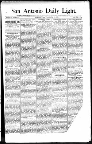 San Antonio Daily Light. (San Antonio, Tex.), Vol. 15, No. 114, Ed. 1 Thursday, May 23, 1895