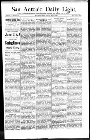 San Antonio Daily Light. (San Antonio, Tex.), Vol. 15, No. 119, Ed. 1 Tuesday, May 28, 1895