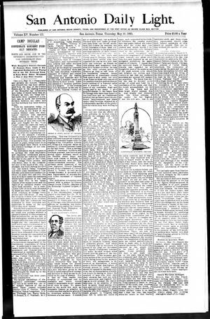 San Antonio Daily Light. (San Antonio, Tex.), Vol. 15, No. 121, Ed. 1 Thursday, May 30, 1895