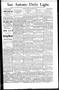 Newspaper: San Antonio Daily Light. (San Antonio, Tex.), Vol. 15, No. 122, Ed. 1…