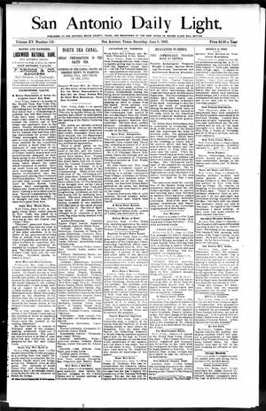San Antonio Daily Light. (San Antonio, Tex.), Vol. 15, No. 130, Ed. 1 Saturday, June 8, 1895