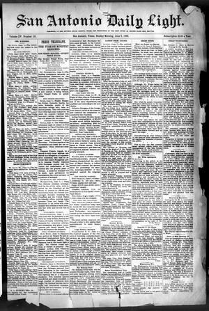 San Antonio Daily Light. (San Antonio, Tex.), Vol. 15, No. 131, Ed. 1 Sunday, June 9, 1895