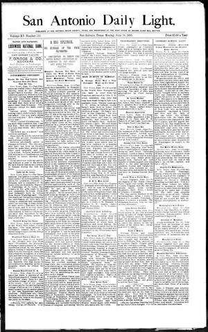 San Antonio Daily Light. (San Antonio, Tex.), Vol. 15, No. 132, Ed. 1 Monday, June 10, 1895