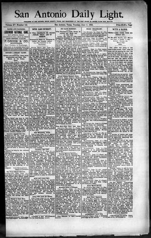 San Antonio Daily Light. (San Antonio, Tex.), Vol. 15, No. 133, Ed. 1 Tuesday, June 11, 1895