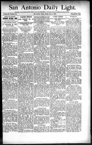 San Antonio Daily Light. (San Antonio, Tex.), Vol. 15, No. 136, Ed. 1 Friday, June 14, 1895