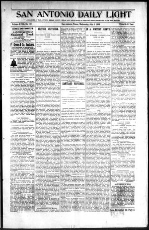 San Antonio Daily Light (San Antonio, Tex.), Vol. 18, No. 156, Ed. 1 Wednesday, July 6, 1898