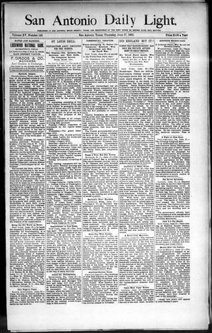 San Antonio Daily Light. (San Antonio, Tex.), Vol. 15, No. 149, Ed. 1 Thursday, June 27, 1895