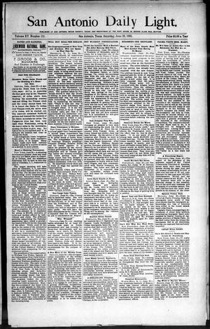 San Antonio Daily Light. (San Antonio, Tex.), Vol. 15, No. 151, Ed. 1 Saturday, June 29, 1895