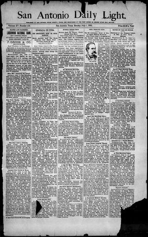 San Antonio Daily Light. (San Antonio, Tex.), Vol. 15, No. 153, Ed. 1 Monday, July 1, 1895