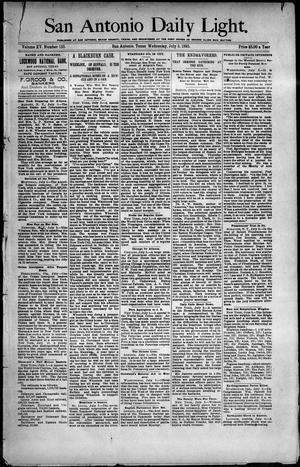 San Antonio Daily Light. (San Antonio, Tex.), Vol. 15, No. 155, Ed. 1 Wednesday, July 3, 1895