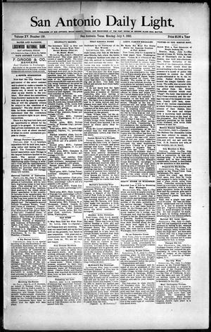San Antonio Daily Light. (San Antonio, Tex.), Vol. 15, No. 159, Ed. 1 Monday, July 8, 1895