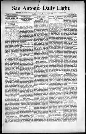 San Antonio Daily Light. (San Antonio, Tex.), Vol. 15, No. 160, Ed. 1 Tuesday, July 9, 1895
