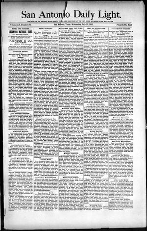 San Antonio Daily Light. (San Antonio, Tex.), Vol. 15, No. 161, Ed. 1 Wednesday, July 10, 1895