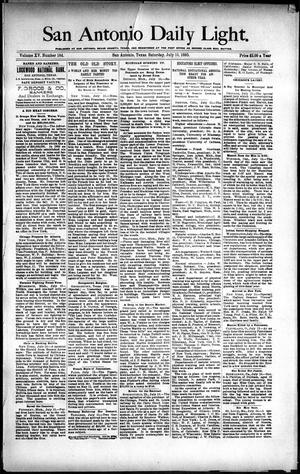 San Antonio Daily Light. (San Antonio, Tex.), Vol. 15, No. 164, Ed. 1 Saturday, July 13, 1895