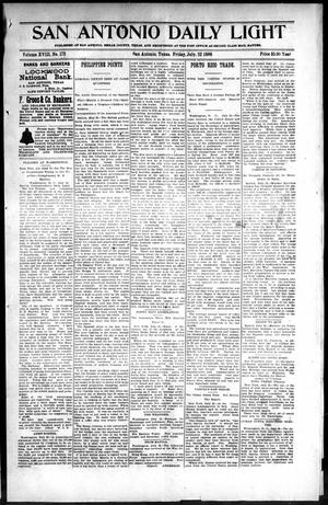 San Antonio Daily Light (San Antonio, Tex.), Vol. 18, No. 172, Ed. 1 Friday, July 22, 1898