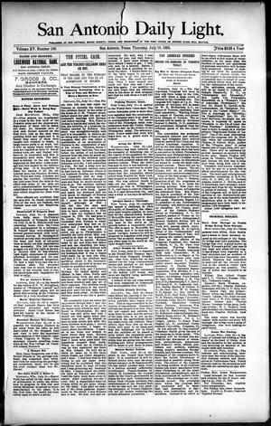 San Antonio Daily Light. (San Antonio, Tex.), Vol. 15, No. 169, Ed. 1 Thursday, July 18, 1895