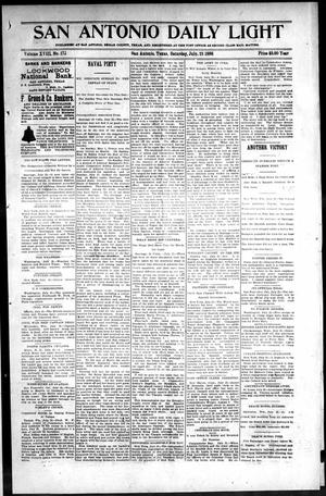 San Antonio Daily Light (San Antonio, Tex.), Vol. 18, No. 173, Ed. 1 Saturday, July 23, 1898