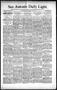 Newspaper: San Antonio Daily Light. (San Antonio, Tex.), Vol. 15, No. 170, Ed. 1…