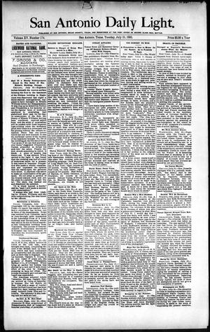 San Antonio Daily Light. (San Antonio, Tex.), Vol. 15, No. 174, Ed. 1 Tuesday, July 23, 1895
