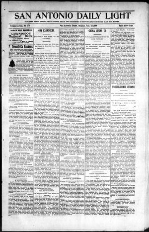 San Antonio Daily Light (San Antonio, Tex.), Vol. 18, No. 175, Ed. 1 Monday, July 25, 1898