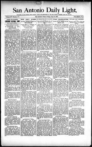 San Antonio Daily Light. (San Antonio, Tex.), Vol. 15, No. 177, Ed. 1 Friday, July 26, 1895