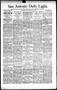 Newspaper: San Antonio Daily Light. (San Antonio, Tex.), Vol. 15, No. 181, Ed. 1…