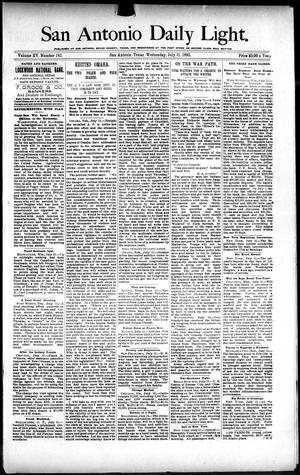San Antonio Daily Light. (San Antonio, Tex.), Vol. 15, No. 182, Ed. 1 Wednesday, July 31, 1895