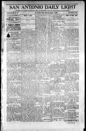 San Antonio Daily Light (San Antonio, Tex.), Vol. 18, No. 182, Ed. 1 Monday, August 1, 1898