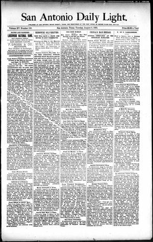 San Antonio Daily Light. (San Antonio, Tex.), Vol. 15, No. 188, Ed. 1 Tuesday, August 6, 1895