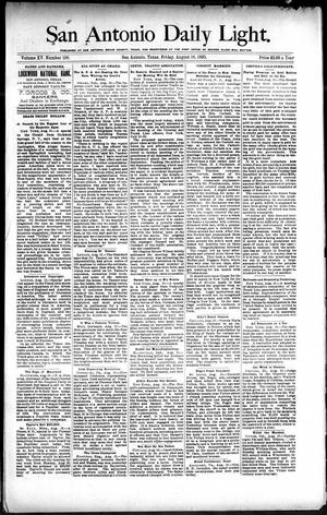 San Antonio Daily Light. (San Antonio, Tex.), Vol. 15, No. 198, Ed. 1 Friday, August 16, 1895
